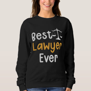 Sudadera Mejor abogado fiscal legal ley justicia litigante