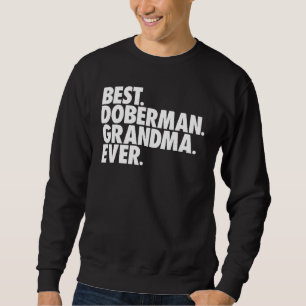 Sudadera Mejor Abuela Doberman de Perro