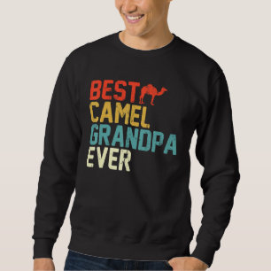 Sudadera Mejor abuelo de camello jamás retro