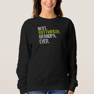 Sudadera Mejor Abuelo Rottweiler Perro Nunca Lover Raglan
