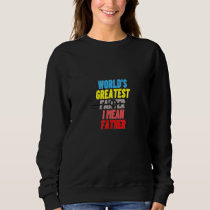 Sudadera Mejor adiós del mundo que digo padre gracioso por