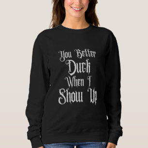 SUDADERA MEJOR AGACHATE CUANDO LLEGUE, MIÉRCOLES GÓTICO F