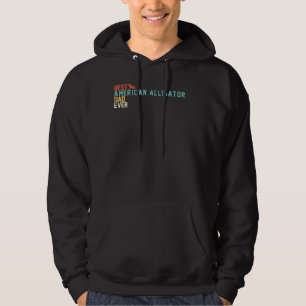 Sudadera Mejor Alligator Estadounidense Papá Nunca Retro Vi