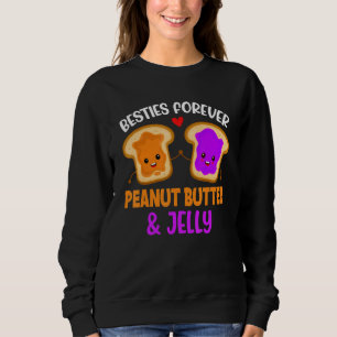 Sudadera Mejor amiga mantequilla de maní y mermelada para s