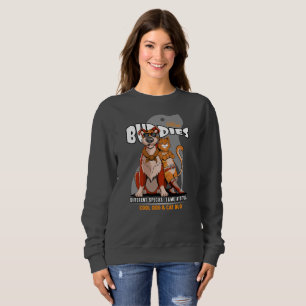 Sudadera Mejor amiga (Modo oscuro) Mujer