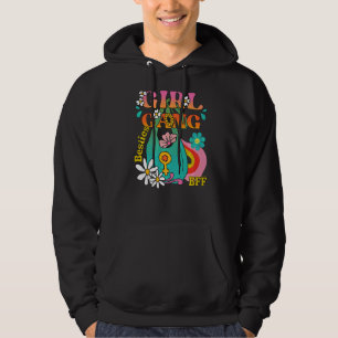 Sudadera Mejor Amigo chica Besties Boho Hippie Groovy 70s B