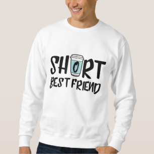 Sudadera Mejor Amigo Corto - Café Coincisivo para Latte BFF