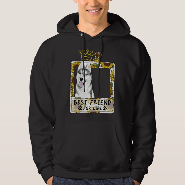Sudadera Mejor Amigo De La Vida Para Husky (Anverso)