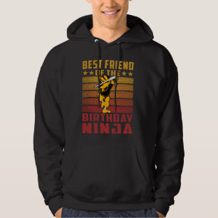 Sudadera Mejor amigo del cumpleaños Ninja Warrior Funny
