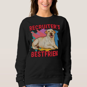 Sudadera Mejor Amigo Del Reclutador Labrador Recuperador Pe