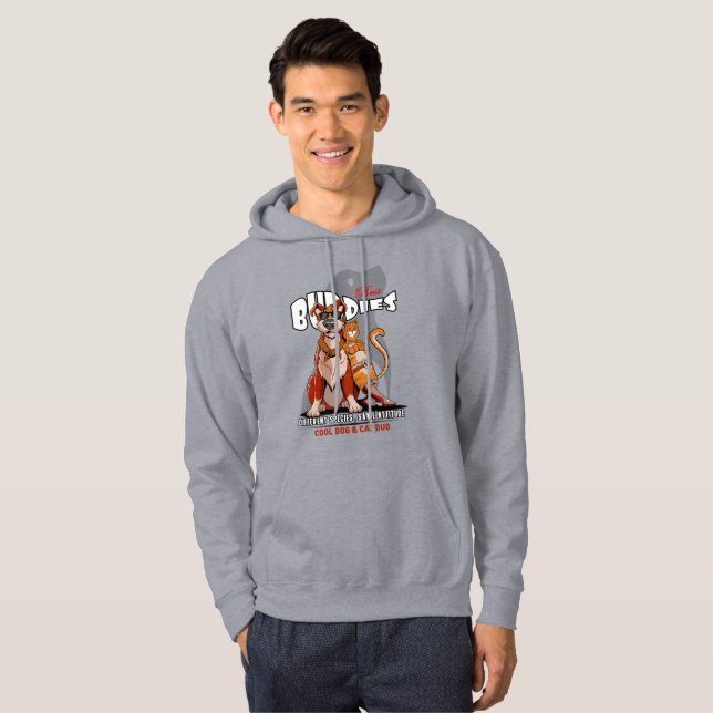 Sudadera Mejor Amigo (Modo claro) | Hombres (Anverso completo)