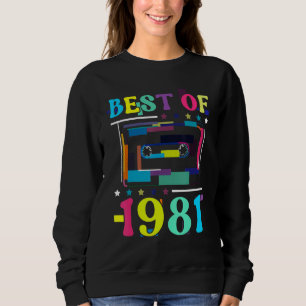 Sudadera Mejor Año De Nacimiento Retro Cassette Ta