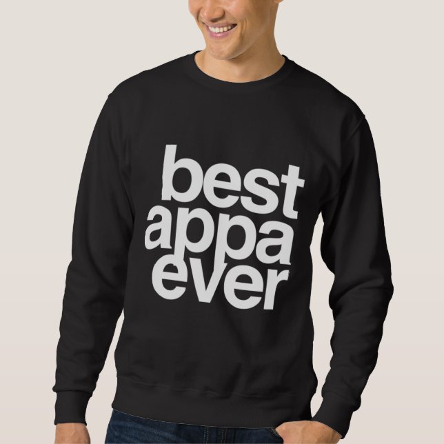 Sudadera Mejor Appa, Día del Padre Coreano, papá (Anverso)