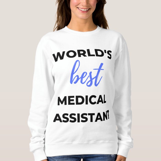 Sudadera Mejor Asistente Médico del Mundo 2 (Anverso)
