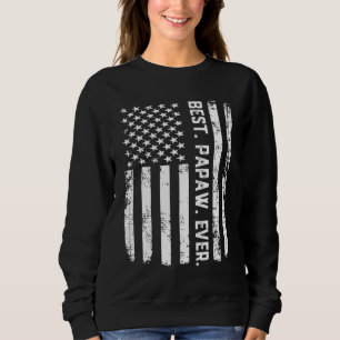 Sudadera Mejor Bandera Americana Vintage de Papaw