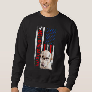 Sudadera Mejor Bandera De Papá Perro Para El Mejor Padre Fe
