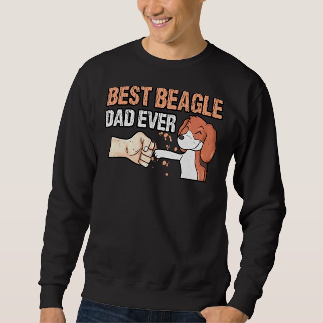 Sudadera Mejor Beagle Dad Daddy Dueño de Perro (Anverso)
