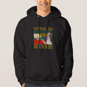 Sudadera Mejor Beagle Dad Padres Beagle Retro Vintage