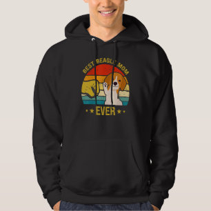 Sudadera Mejor Beagle Mamá Jamás Retro Vintage Puppy