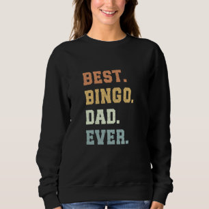 Sudadera Mejor Bingo de Papá Nunca Padre Día Gracioso Bingo