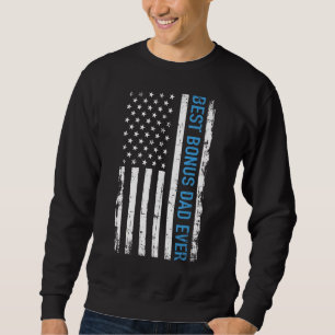 Sudadera Mejor Bono Papá Que Nunca Con La Bandera Estadouni