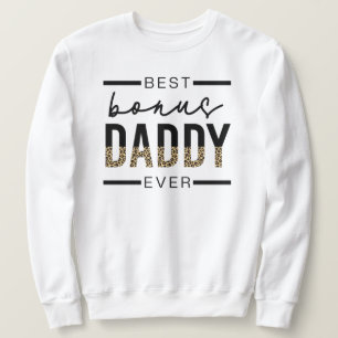 Sudadera Mejor Bono Papi Ever Leopargraphy Typography