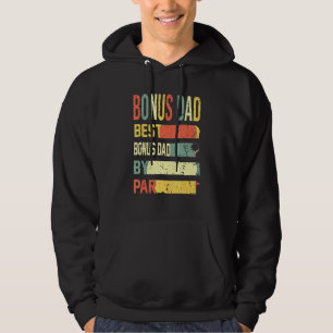 Sudadera Mejor Bono Para Los Hombres Papá Por Vintage Bon D