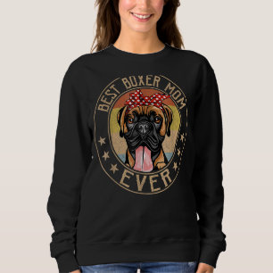 Sudadera Mejor Boxer de la Vieja Mamá Jamás Perro Día de la