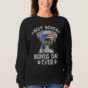Sudadera Mejor Boxer De Los Hombres Bonus Papá Nunca Bander
