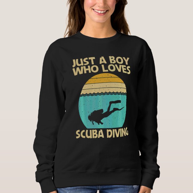 Sudadera Mejor buceo para niños profesionales (Anverso)