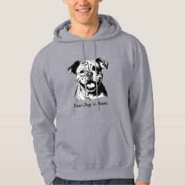 Sudadera Mejor Bulldog Buddy English B&W Silohuette