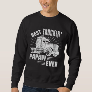 Sudadera Mejor Camión Papaw Camionero Regalo Padres Día