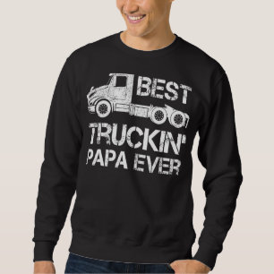 Sudadera Mejor camionero, papá, chofer de camión, papá Fat
