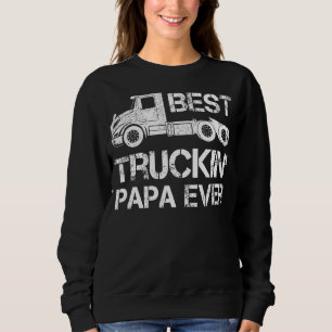 Sudadera Mejor camionero, papá, chofer de camión, papá Fat
