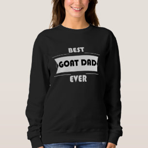Sudadera Mejor camiseta básica de papá de cabra