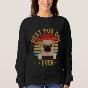 Sudadera Mejor Camiseta Clásica de Amanecer de Pug Dad de t