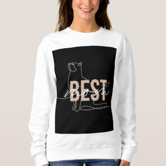 Sudadera Mejor Camiseta De Gato De Mamá