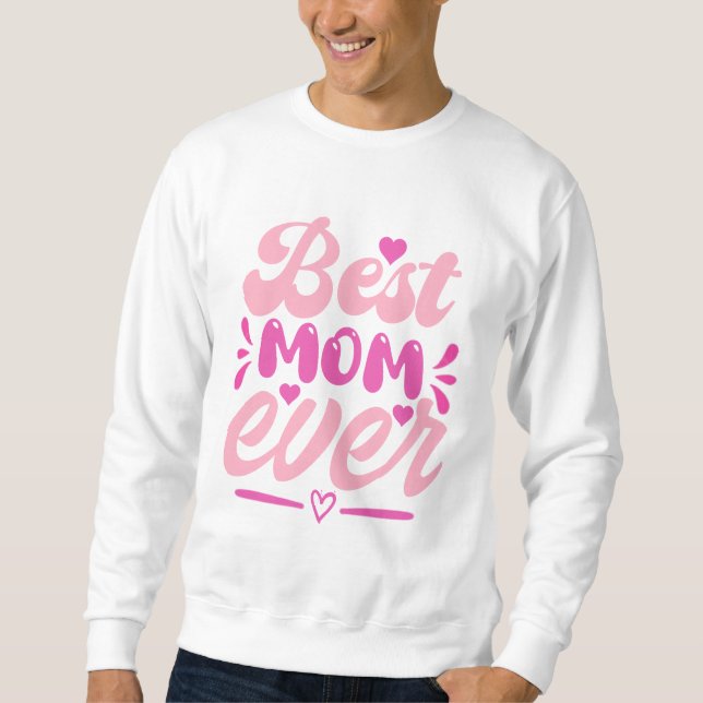 Sudadera Mejor camiseta de mamá de todos los tiempos - rega (Anverso)