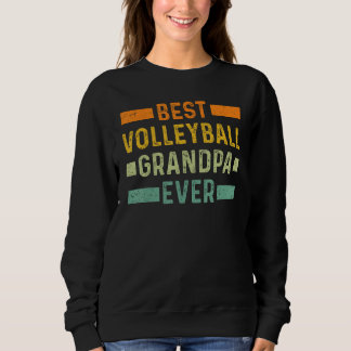 Sudadera Mejor camiseta de voleibol de la noche del abuelo