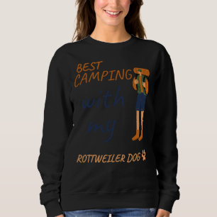 Sudadera Mejor Camping Con Mi Especial De Perro Rottweiler 