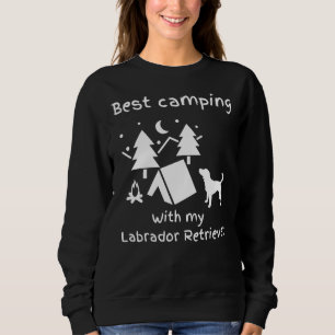 Sudadera Mejor Camping Con Mi Labrador Recuperador Labrador