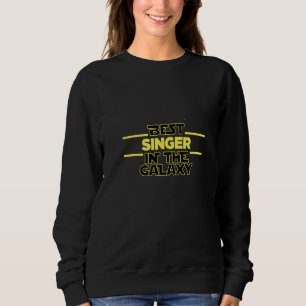 Sudadera Mejor Cantante De La Galaxia Música Músico Cantand