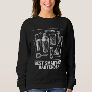 Sudadera Mejor Cantinero Sarcástico de Todos los Tiempos Hu