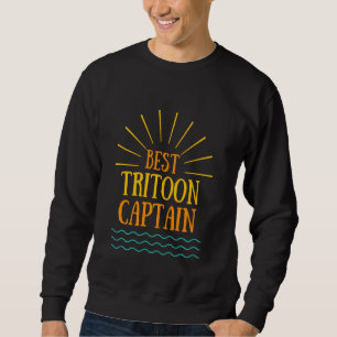 Sudadera Mejor Capitán del Tritón, capitán Flatboat Skipper