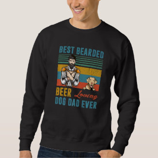Sudadera Mejor Cerveza Con Cabello Que Ama Perro Papá Chesa