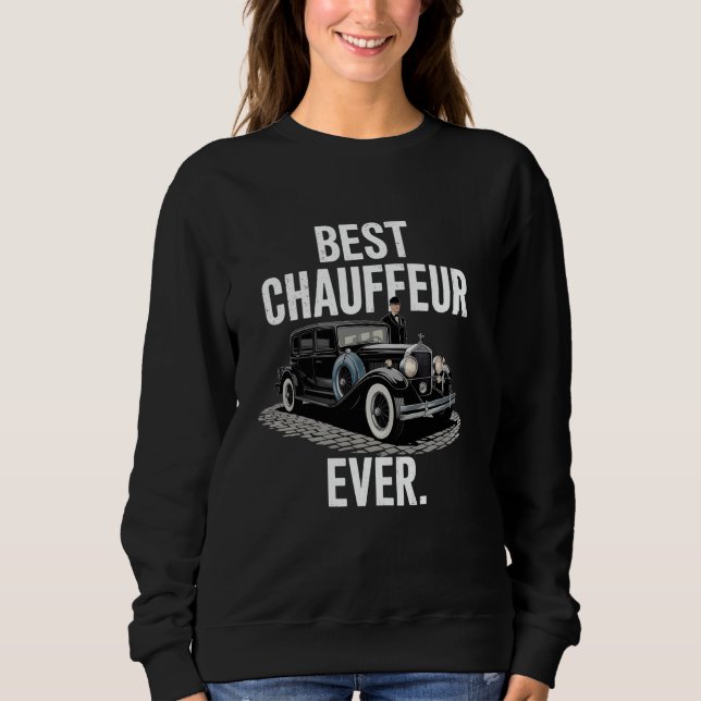 Sudadera Mejor Chauffeur de Conducción de Cab para Conducto (Anverso)