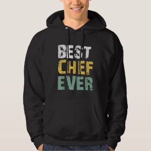 Sudadera Mejor Chef Cocinando Retro Vintage Navidad