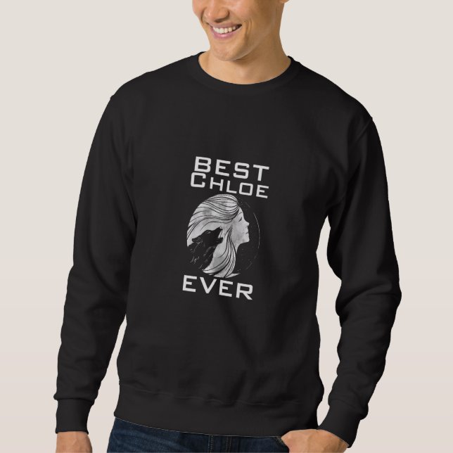 Sudadera Mejor Chloe de todas (Anverso)