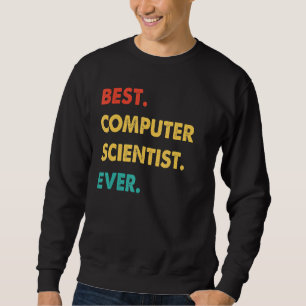 Sudadera Mejor Científico Informático Retro