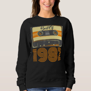 Sudadera Mejor Cinta Cassette 40th Birthday de 1982 1